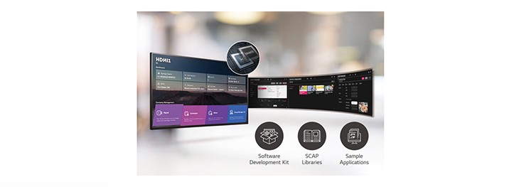 販売終了】LG デジタルサイネージ 液晶モニター 4K Web OS+スピーカー