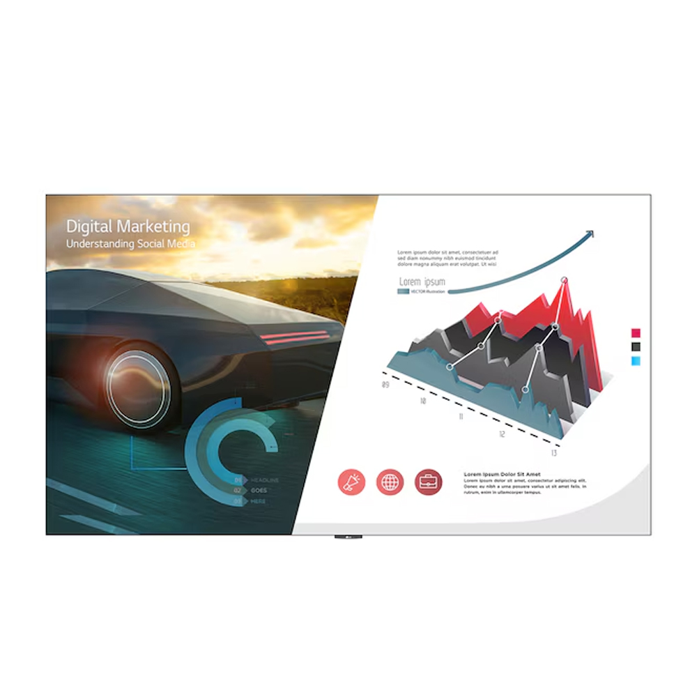 LG デジタルサイネージ オールインワン 136インチ LEDディスプレイ【LAEC015-GY2】